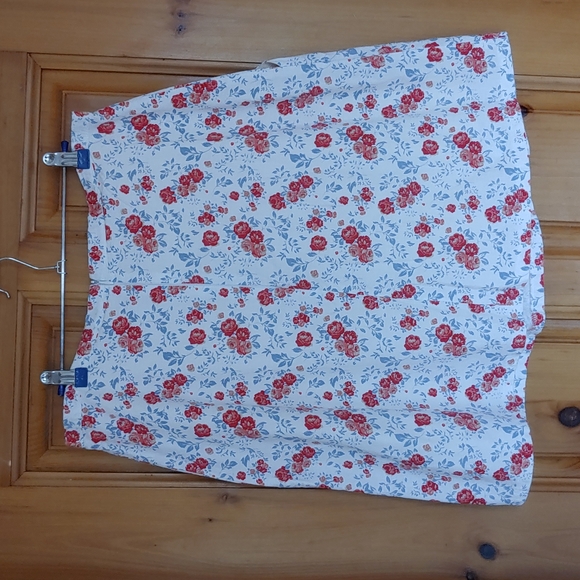 Cotton pleat front A line flowery dress size XL - Picture 6 of 6